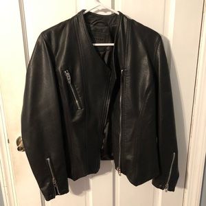 NEW BLANK NYC Moto Leather Jacket
